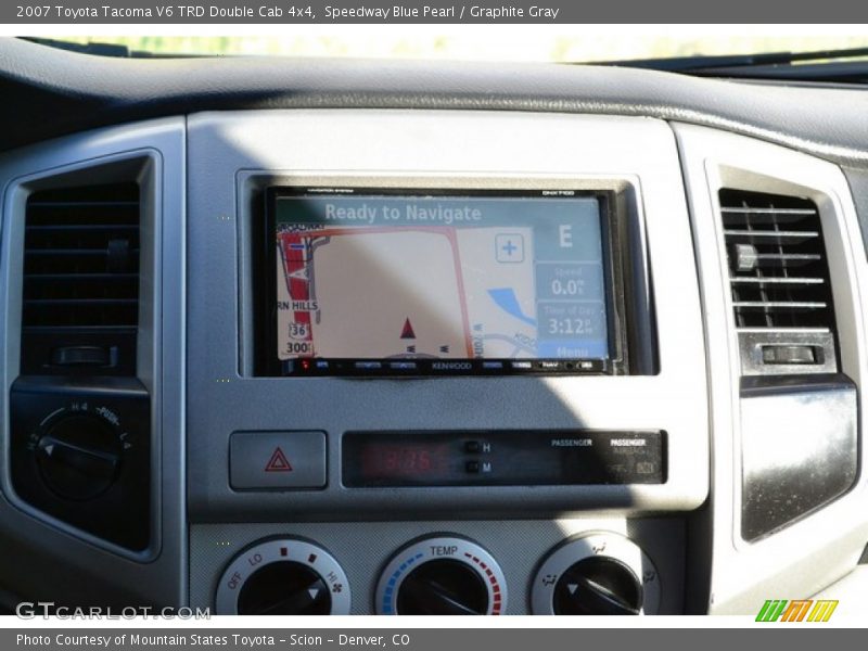 Speedway Blue Pearl / Graphite Gray 2007 Toyota Tacoma V6 TRD Double Cab 4x4