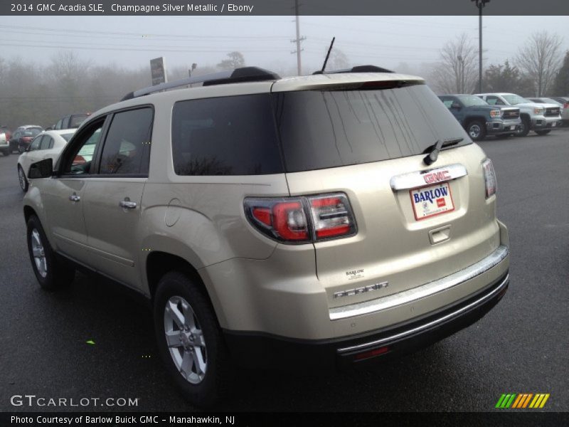 Champagne Silver Metallic / Ebony 2014 GMC Acadia SLE