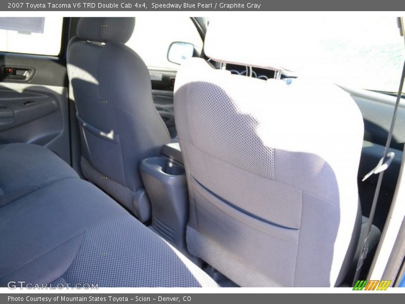 Speedway Blue Pearl / Graphite Gray 2007 Toyota Tacoma V6 TRD Double Cab 4x4