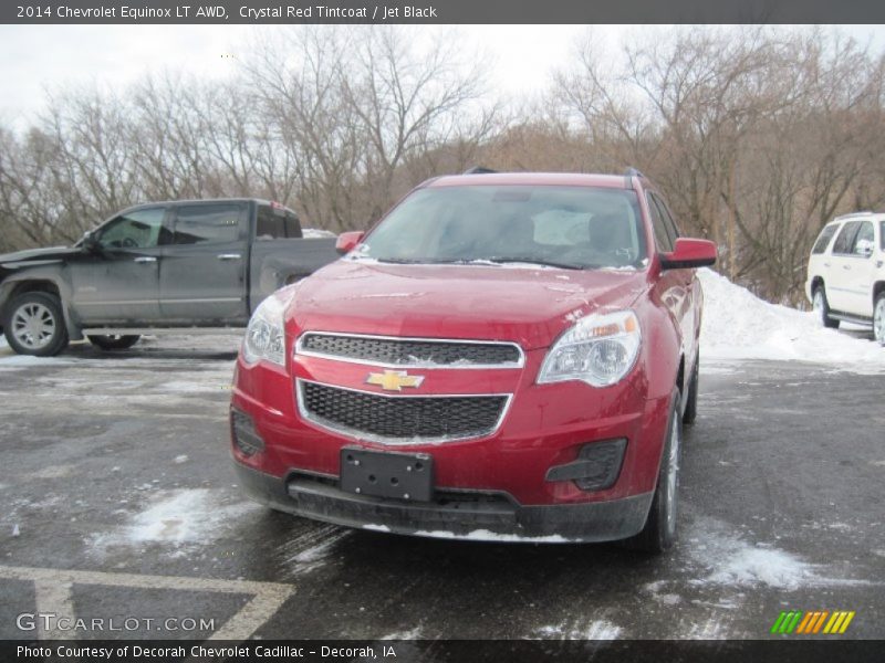 Crystal Red Tintcoat / Jet Black 2014 Chevrolet Equinox LT AWD