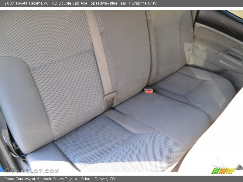 Speedway Blue Pearl / Graphite Gray 2007 Toyota Tacoma V6 TRD Double Cab 4x4