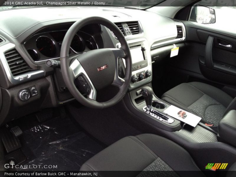 Champagne Silver Metallic / Ebony 2014 GMC Acadia SLE