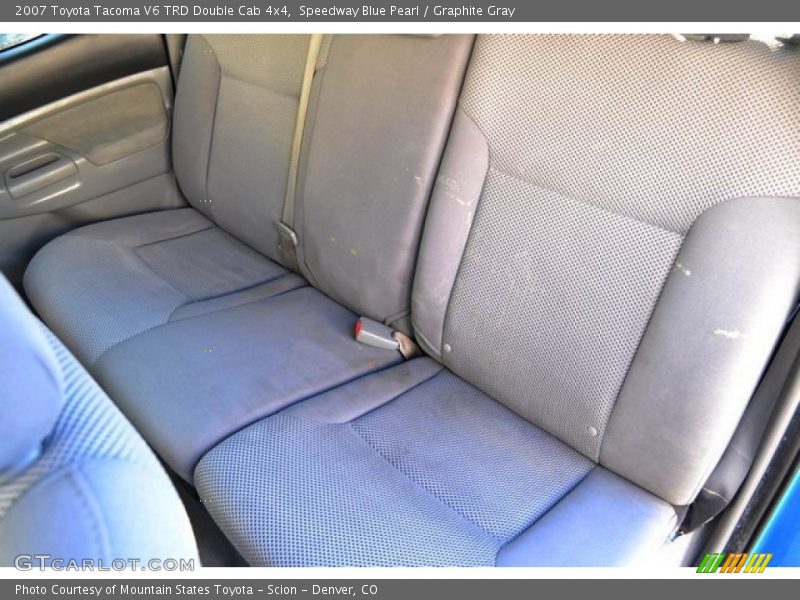 Speedway Blue Pearl / Graphite Gray 2007 Toyota Tacoma V6 TRD Double Cab 4x4
