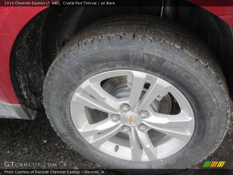 Crystal Red Tintcoat / Jet Black 2014 Chevrolet Equinox LT AWD