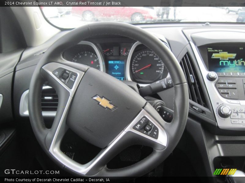 Crystal Red Tintcoat / Jet Black 2014 Chevrolet Equinox LT AWD