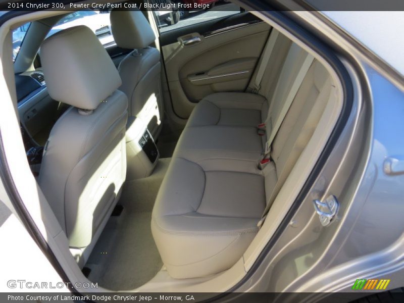 Pewter Grey Pearl Coat / Black/Light Frost Beige 2014 Chrysler 300