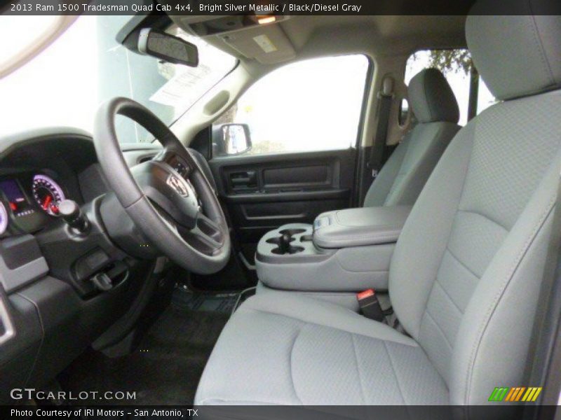 Front Seat of 2013 1500 Tradesman Quad Cab 4x4