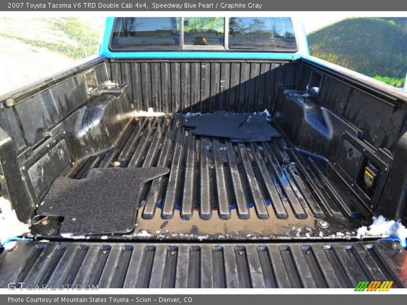 Speedway Blue Pearl / Graphite Gray 2007 Toyota Tacoma V6 TRD Double Cab 4x4