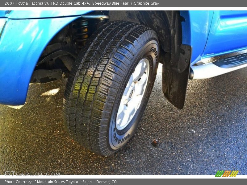Speedway Blue Pearl / Graphite Gray 2007 Toyota Tacoma V6 TRD Double Cab 4x4
