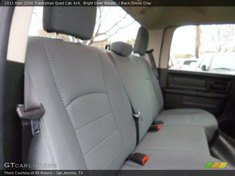 Bright Silver Metallic / Black/Diesel Gray 2013 Ram 1500 Tradesman Quad Cab 4x4
