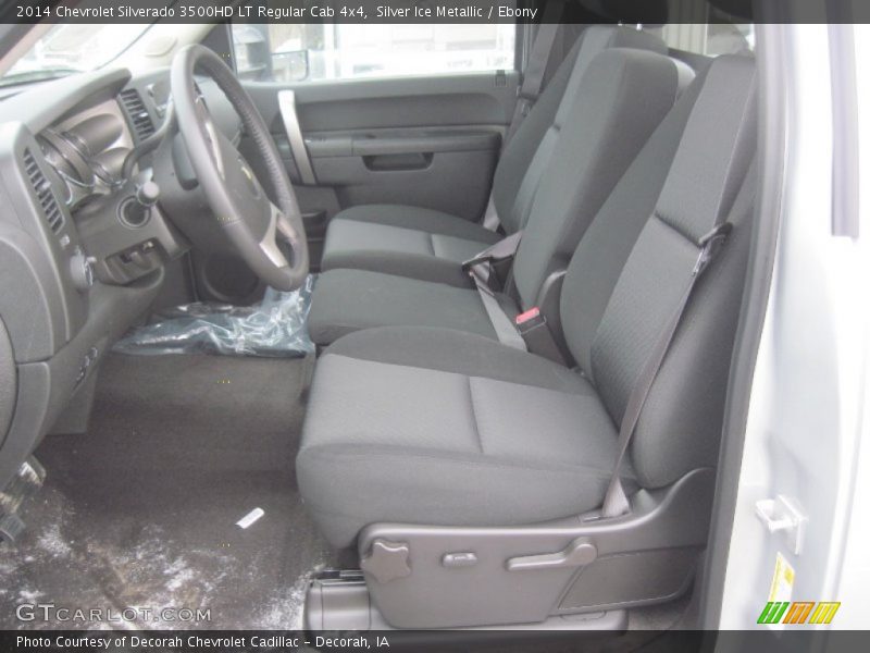Silver Ice Metallic / Ebony 2014 Chevrolet Silverado 3500HD LT Regular Cab 4x4
