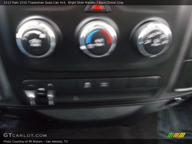 Bright Silver Metallic / Black/Diesel Gray 2013 Ram 1500 Tradesman Quad Cab 4x4