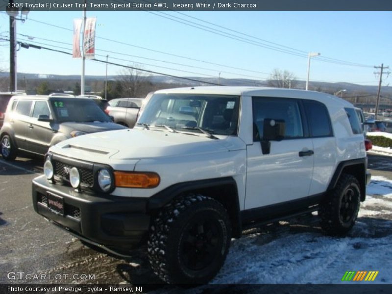 Iceberg White / Dark Charcoal 2008 Toyota FJ Cruiser Trail Teams Special Edition 4WD