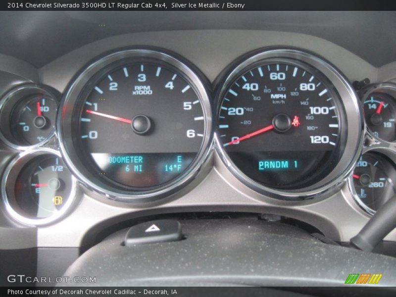 Silver Ice Metallic / Ebony 2014 Chevrolet Silverado 3500HD LT Regular Cab 4x4
