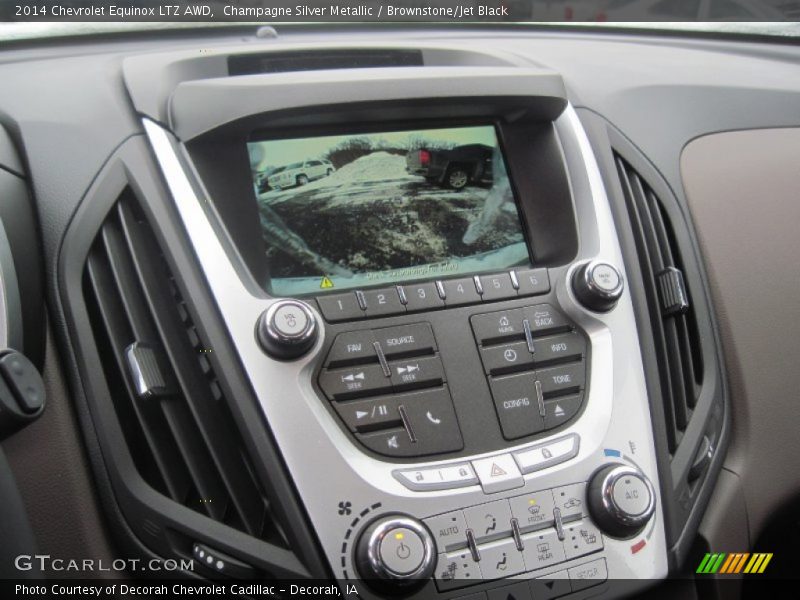 Champagne Silver Metallic / Brownstone/Jet Black 2014 Chevrolet Equinox LTZ AWD
