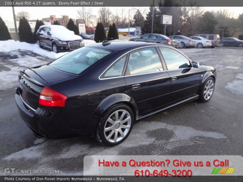 Ebony Pearl Effect / Silver 2003 Audi RS6 4.2T quattro