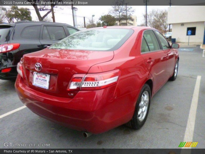 Barcelona Red Metallic / Bisque 2010 Toyota Camry LE