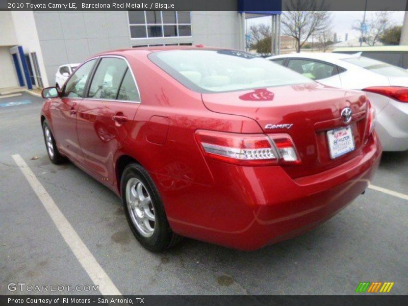 Barcelona Red Metallic / Bisque 2010 Toyota Camry LE
