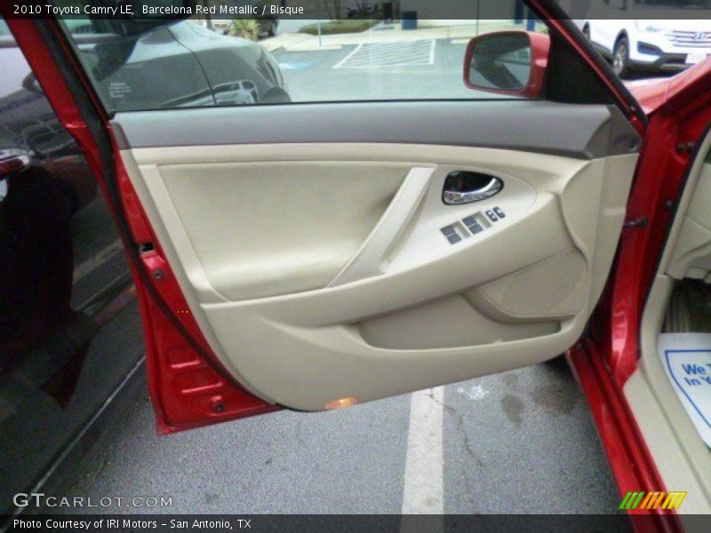 Barcelona Red Metallic / Bisque 2010 Toyota Camry LE