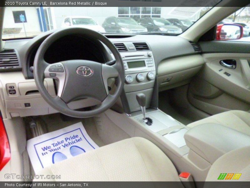Barcelona Red Metallic / Bisque 2010 Toyota Camry LE