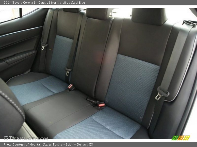 Classic Silver Metallic / Steel Blue 2014 Toyota Corolla S