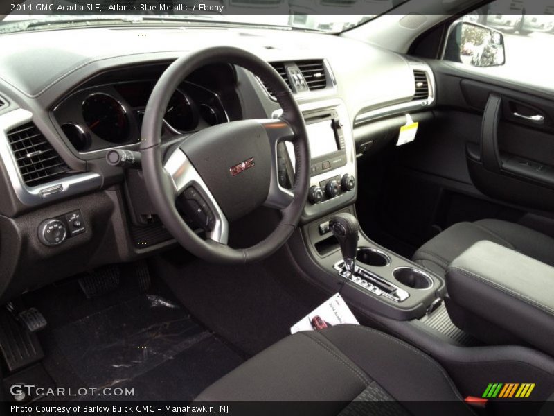 Atlantis Blue Metallic / Ebony 2014 GMC Acadia SLE