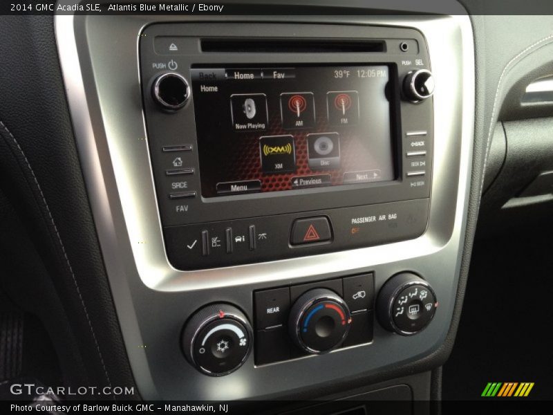 Atlantis Blue Metallic / Ebony 2014 GMC Acadia SLE