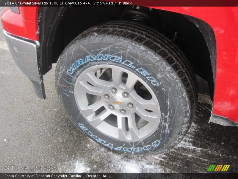 Victory Red / Jet Black 2014 Chevrolet Silverado 1500 LT Crew Cab 4x4