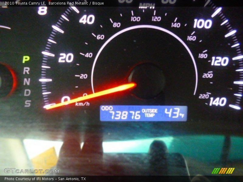 Barcelona Red Metallic / Bisque 2010 Toyota Camry LE