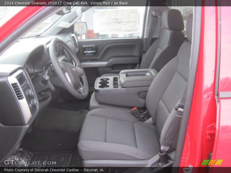 Victory Red / Jet Black 2014 Chevrolet Silverado 1500 LT Crew Cab 4x4