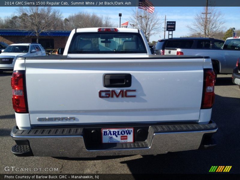 Summit White / Jet Black/Dark Ash 2014 GMC Sierra 1500 Regular Cab