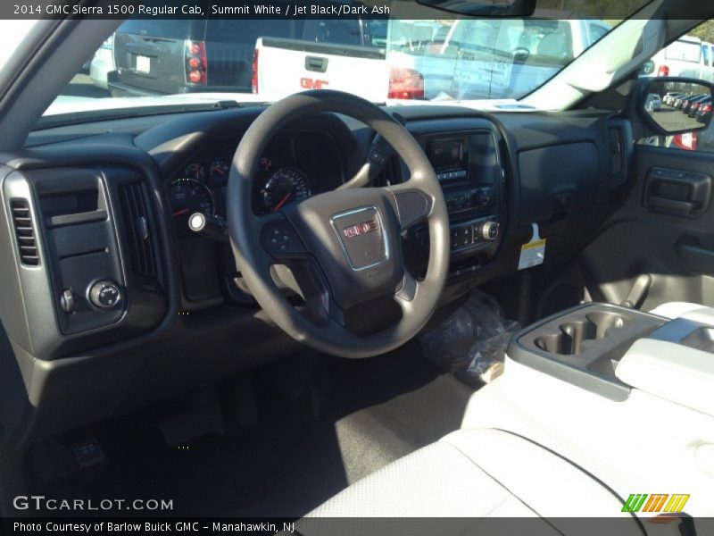 Summit White / Jet Black/Dark Ash 2014 GMC Sierra 1500 Regular Cab