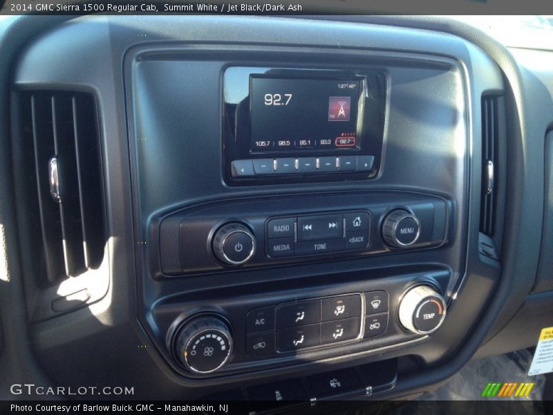 Summit White / Jet Black/Dark Ash 2014 GMC Sierra 1500 Regular Cab