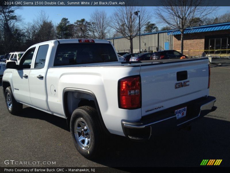 Summit White / Jet Black/Dark Ash 2014 GMC Sierra 1500 Double Cab