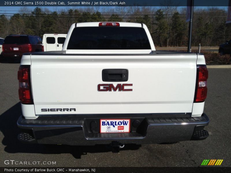 Summit White / Jet Black/Dark Ash 2014 GMC Sierra 1500 Double Cab