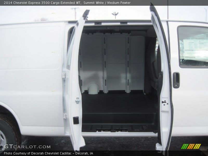 Summit White / Medium Pewter 2014 Chevrolet Express 3500 Cargo Extended WT
