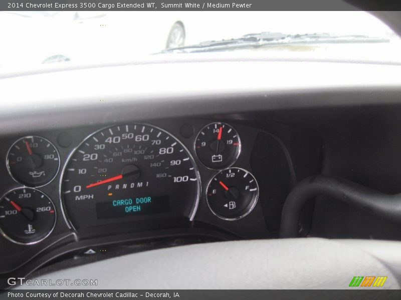 Summit White / Medium Pewter 2014 Chevrolet Express 3500 Cargo Extended WT