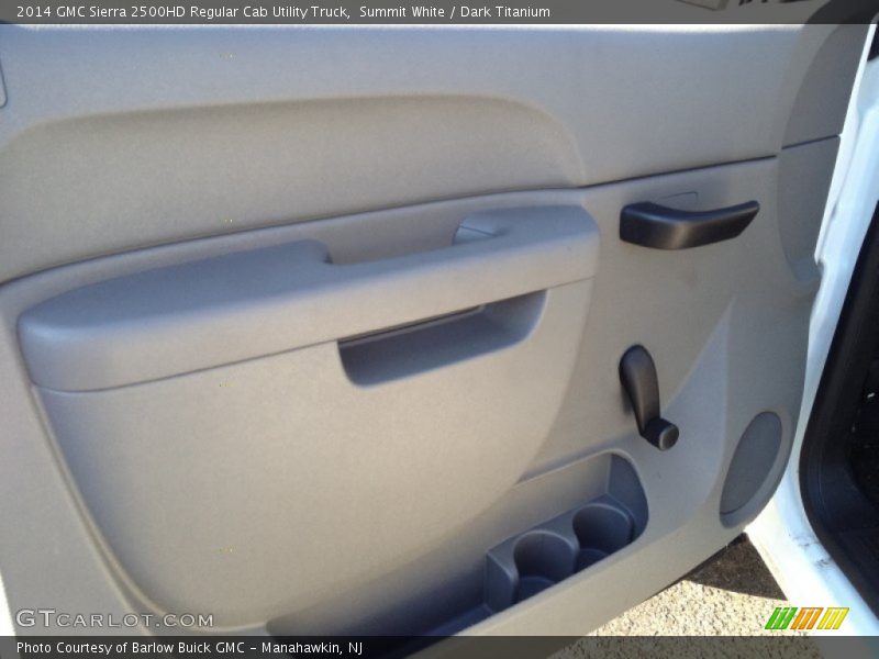 Summit White / Dark Titanium 2014 GMC Sierra 2500HD Regular Cab Utility Truck