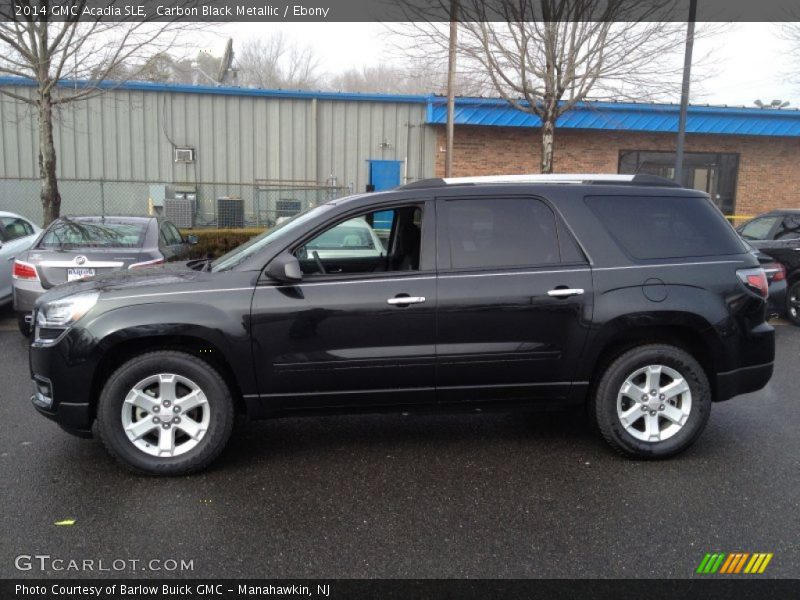Carbon Black Metallic / Ebony 2014 GMC Acadia SLE