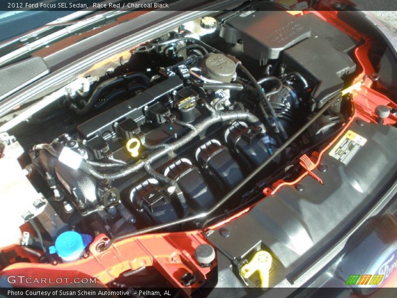 Race Red / Charcoal Black 2012 Ford Focus SEL Sedan