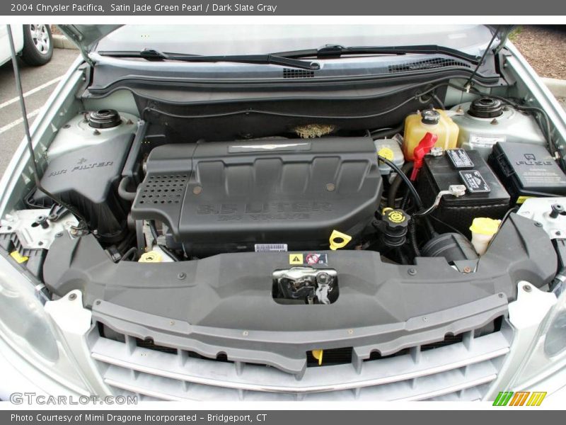 Satin Jade Green Pearl / Dark Slate Gray 2004 Chrysler Pacifica
