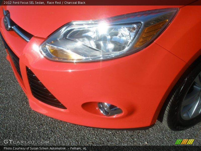 Race Red / Charcoal Black 2012 Ford Focus SEL Sedan