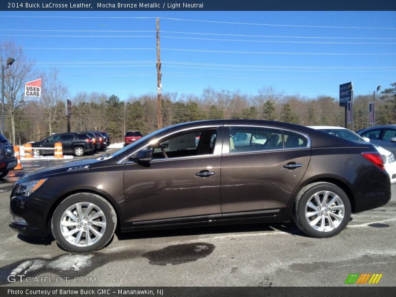 Mocha Bronze Metallic / Light Neutral 2014 Buick LaCrosse Leather