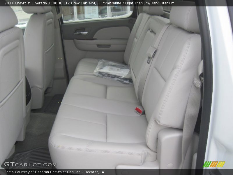 Summit White / Light Titanium/Dark Titanium 2014 Chevrolet Silverado 3500HD LTZ Crew Cab 4x4
