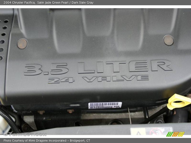 Satin Jade Green Pearl / Dark Slate Gray 2004 Chrysler Pacifica