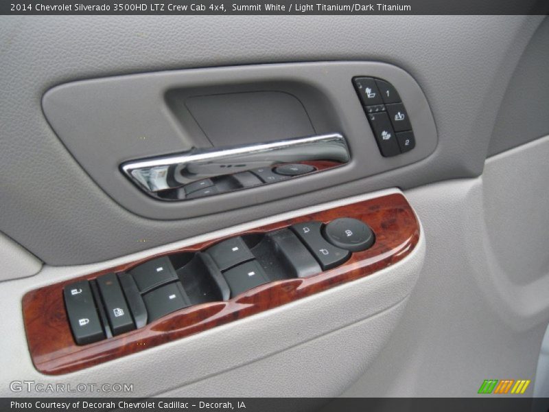 Summit White / Light Titanium/Dark Titanium 2014 Chevrolet Silverado 3500HD LTZ Crew Cab 4x4