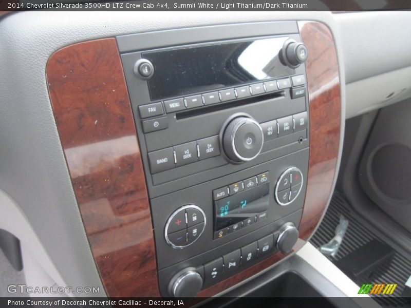 Summit White / Light Titanium/Dark Titanium 2014 Chevrolet Silverado 3500HD LTZ Crew Cab 4x4