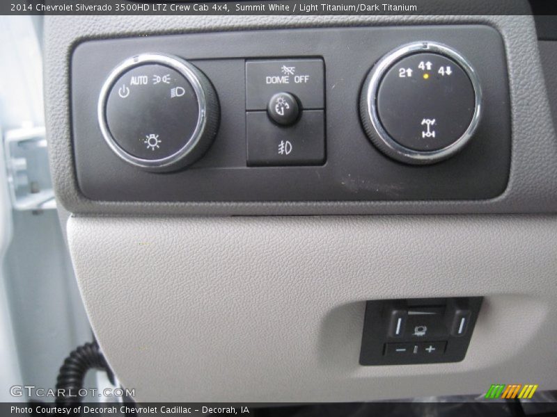 Summit White / Light Titanium/Dark Titanium 2014 Chevrolet Silverado 3500HD LTZ Crew Cab 4x4