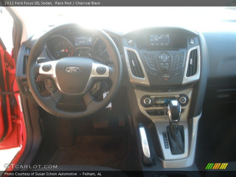 Race Red / Charcoal Black 2012 Ford Focus SEL Sedan