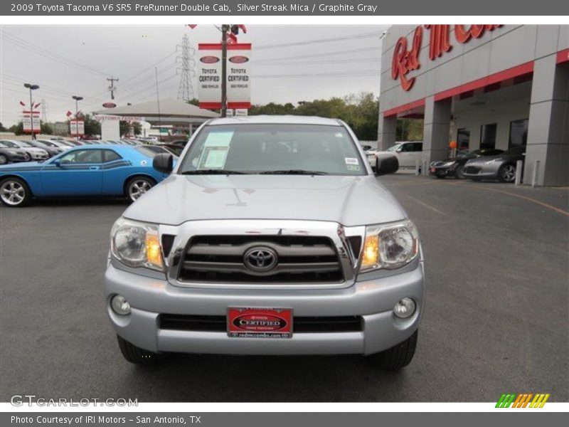 Silver Streak Mica / Graphite Gray 2009 Toyota Tacoma V6 SR5 PreRunner Double Cab